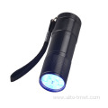 365nm 9LED UV Flashlight